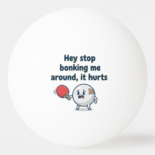 Funny ping pong / table tennis ball - Gift (Voorkant)