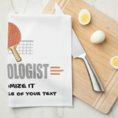 Funny Ping Pong Theedoek (Quarter Fold)