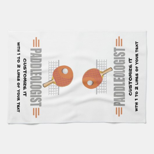 Funny Ping Pong Theedoek (Horizontaal)