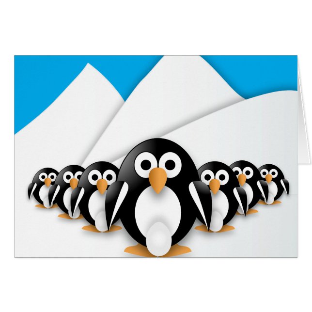 Funny pinguins (Voorkant Horizontaal)
