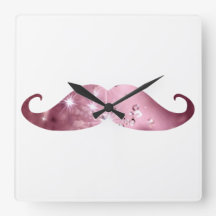 Funny Pink Bling Mustache