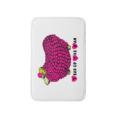 Funny Pink Chinees Jaar Zodiac Bath Mat (Voorkant Verticaal)