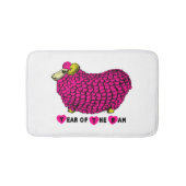Funny Pink Chinees Jaar Zodiac Bath Mat (Voorkant)