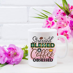 FUNNY PINK COFFEE QUOTES COFFEE MOK