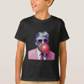 Funny Pink Donald Trump Bubble Gum Yum T-shirt (Voorkant)