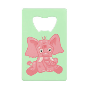 Funny Pink Elephant Credit Kaart Bottle Opener Kredietkaart Flessenopener
