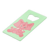 Funny Pink Elephant Ouverture de bouteille de cart (Devant Angle)
