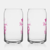 Funny Pink Girly Attitude Quote Blikvorm Glas (Links)