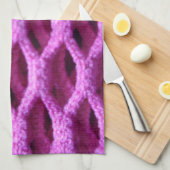 Funny Pink Paarse Crochet Kijk Towel Theedoek (Quarter Fold)