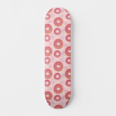 Funny Pink Sprinkle Donuts Girls Skateboard (Voorkant)