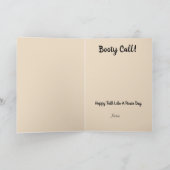 Funny Pirate Booty Call card Kaart (Binnen)