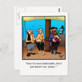 Funny "Pirate Mode" Humor Briefkaart (Voorkant / Achterkant)
