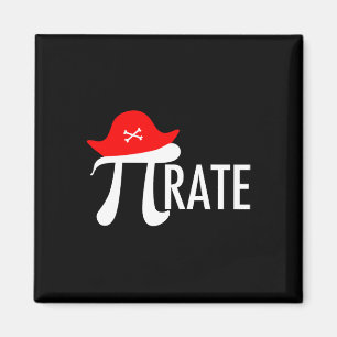 Funny Pirate Wiskunde Pun - Pi Day Symbol Humor T- Magneet