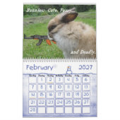 Funny pistolen Calendar Kalender (Feb 2027)