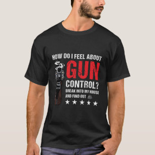 Funny Pistool Control Gezegde 2e wijziging Pro Pis T-shirt