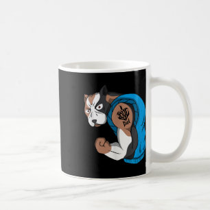 Funny Pit Bull Dog I Love Dad Tattoo Lover Muscle Koffiemok