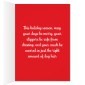 Funny Pit Bull Père Noël Pittie Christmas Pitbull  (Intérieur (Droit))