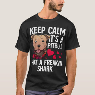 Funny Pitbull Gift for Men Women Hondenliefhebber T-shirt