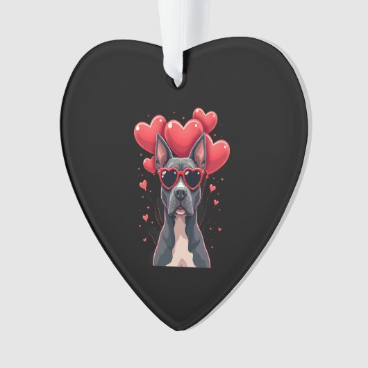 Funny Pitbull Heart Valentines Day Dog Dad Mom Gif (devant)