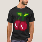 Funny Pixel Cherry T-shirt de Gamer 80s (Devant)