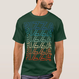 Funny Pizza 80's Retro Carb Pizza & Foodie T-shirt