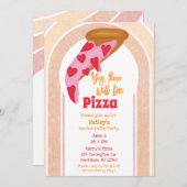 Funny Pizza Bachelorette Party Kaart (Voorkant / Achterkant)