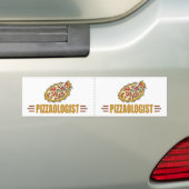 Funny Pizza Bumpersticker (Op auto)