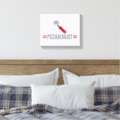 Funny Pizza Canvas Afdruk (Insitu (Slaapkamer))