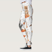 Funny Pizza Cats - Cute Pizza Hamster Leggings (Links)