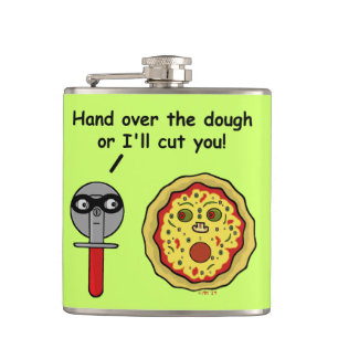 Funny Pizza Cutter Dough Pun Heupfles