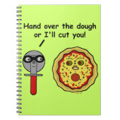 Funny Pizza Cutter Dough Pun Notitieboek (Voorkant)