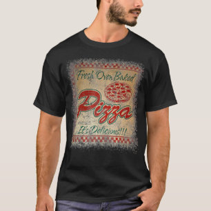 Funny Pizza Delivery Box  Graphic Shirt Mannen