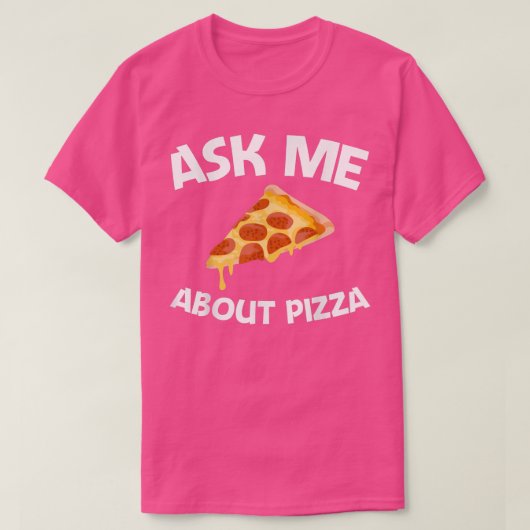 Funny Pizza Design voor mannen T-shirt (Design voorkant)