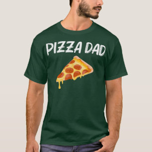 Funny Pizza Design voor pap Mannen T-shirt