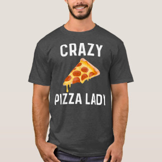 Funny Pizza Design voor vrouwelijke mam T-shirt