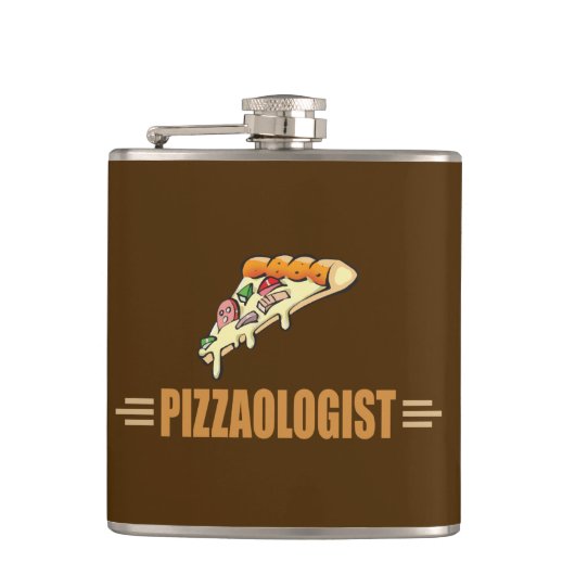 Funny Pizza Heupfles (Voorkant)