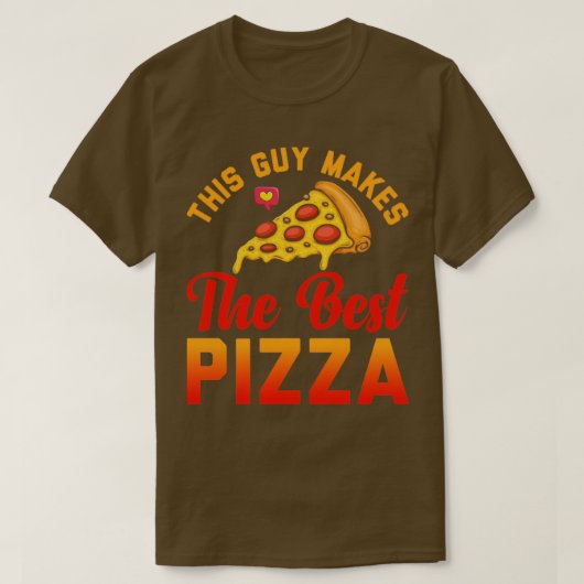 Funny Pizza Lover deze man maakt de beste Pizza T-shirt (Design voorkant)