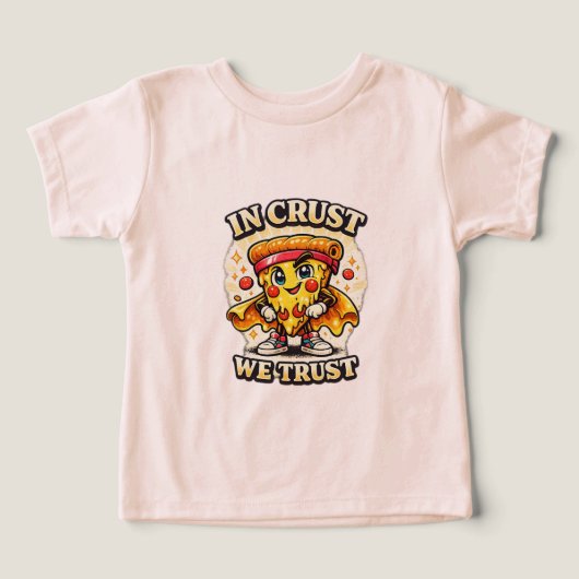Funny Pizza Lover Shirt – In Crust We Trust Cute C (Design Recto)
