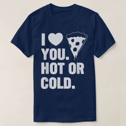 Funny Pizza Lover T-Shirt (Design voorkant)
