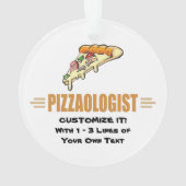 Funny Pizza Ornament (achterkant)