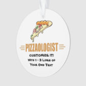 Funny Pizza Ornament (voorkant)