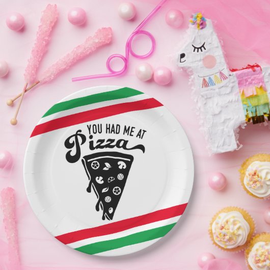 Funny Pizza Paper Bord (Feest)