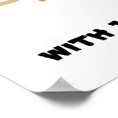 Funny Pizza Poster (Hoek)