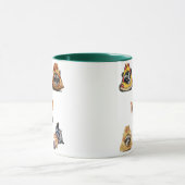 Funny Pizza Raccoon Set For Meme Lovers Mug Mok (Midden)
