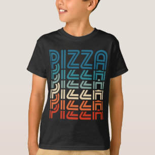 Funny Pizza Retro  Carb Pizza Lover Foodie T-shirt