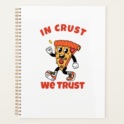 Funny Pizza Shirt – In Crust We Trust Graphic Tee (Devant)