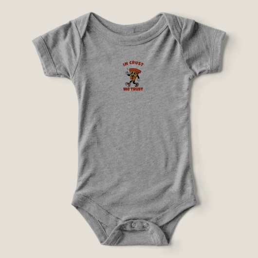Funny Pizza Shirt – In Crust We Trust Graphic Tee (Design Recto)