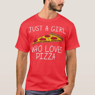 Funny Pizza voor meisjes Kind Italiaans voedsel Pi T-shirt