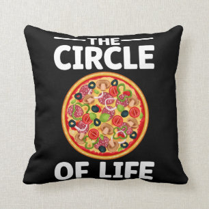 Funny Pizza Wisdoms Pizza Foodie Kussen