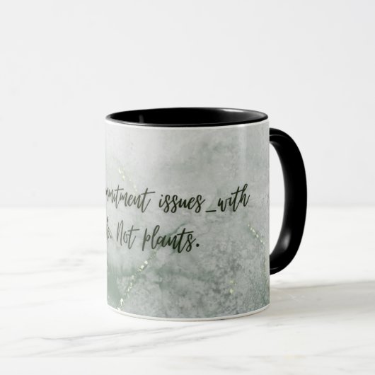 Funny Plant Lover Mug (Devant droit)